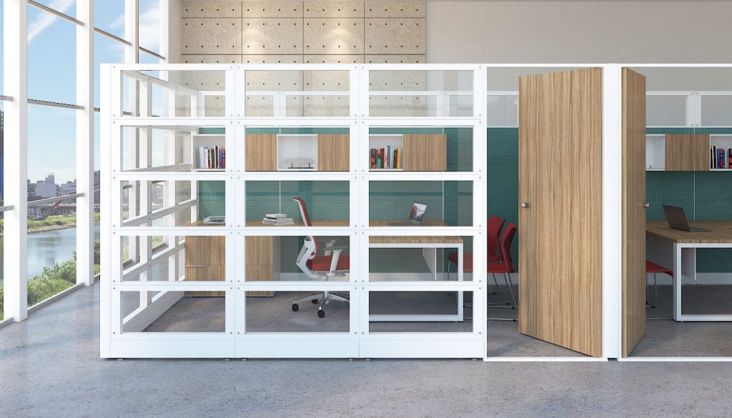 Tremain - paneles divisorios - oficina con paneles de oficina